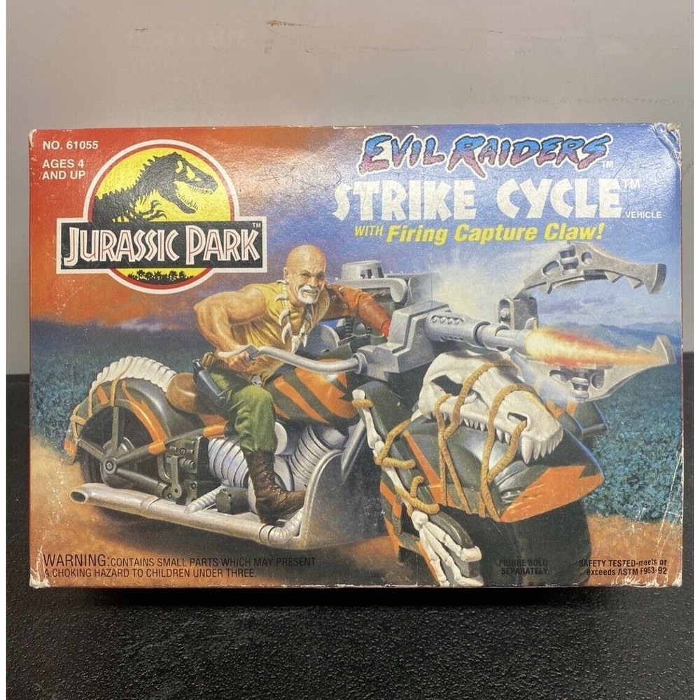 Jurassic Park Series 2 Evil Raiders Strike Cycle NIB 1994 Kenner Sealed